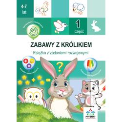 ZABAWY Z KRÓLIKIEM. KSIĄŻKA Z ZADANIAMI ROZWOJOWYMI