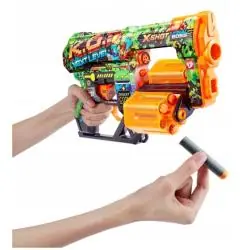 WYRZUTNIA BLASTER X-SHOT SKINS DREAD K.O. Z 12 STRZAŁKAMI ZURU 8+
