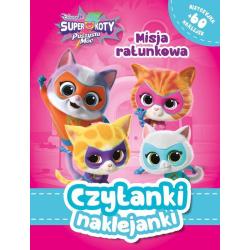 DISNEY JUNIOR SUPERKOTY. PUSZYSTA MOC. MISJA RATUNKOWA. CZYTANKI NAKLEJANKI