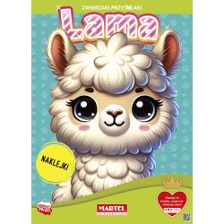 LAMA. ZWIERZAKI PRZYTULAKI. KOLOROWANKA Z NAKLEJKAMI