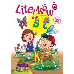 LITERKOWO. KSIĄŻECZKA Z NAKLEJKAMI