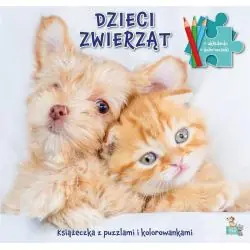 DZIECI ZWIERZĄT. KSIĄŻECZKA Z PUZZLAMI