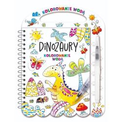 DINOZAURY. KOLOROWANIE WODĄ