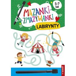 LABIRYNTY. MAZANKI ZMAZYWANKI 5-7 LAT