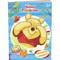 DISNEY KUBUŚ I PRZYJACIELE. KOLOROWANKA Z NAKLEJKAMI 3+
