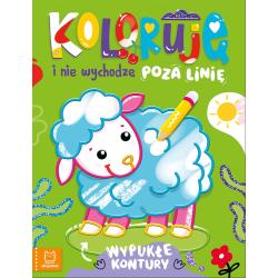 OWIECZKĄ. WYPUKŁE KONTURY. KOLORUJĘ I NIE WYCHODZĘ POZA LINIĘ