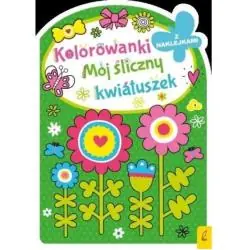 MÓJ ŚLICZNY KWIATUSZEK. KOLOROWANKA Z NAKLEJKAMI