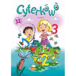 CYFERKOWO. KSIĄŻECZKA Z NAKLEJKAMI