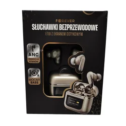 SŁUCHAWKI DOUSZNE TWS-400 Z ETUI ŁADUJĄCYM FOREVER