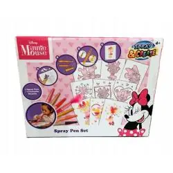 DISNEY MYSZKA MINNIE. FLAMASTRY DMUCHANE + SZABLONY. ZESTAW KREATYWNY 4+