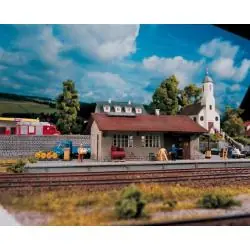 MODEL KOLEJOWY DO SKLEJANIA H0 MAGAZYN SKALA 1:87 PIKO 14+