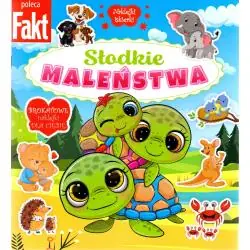 SŁODKIE MALEŃSTWA. NAKLEJKI ISKIERKI. KSIĄŻECZKA Z BROKATOWYMI NAKLEJKAMI