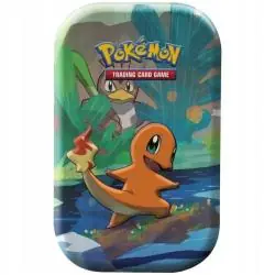 KANTO FRIENDS MINI TIN PUSZKA Z KARTAMI CHARMADER POKEMON 6+