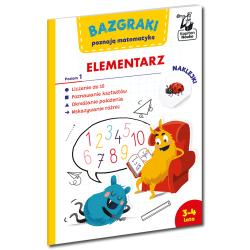 BAZGRAKI POZNAJĄ MATEMATYKĘ. ELEMENTARZ. POZIOM 1. KAPITAN NAUKA 3-4 LATA