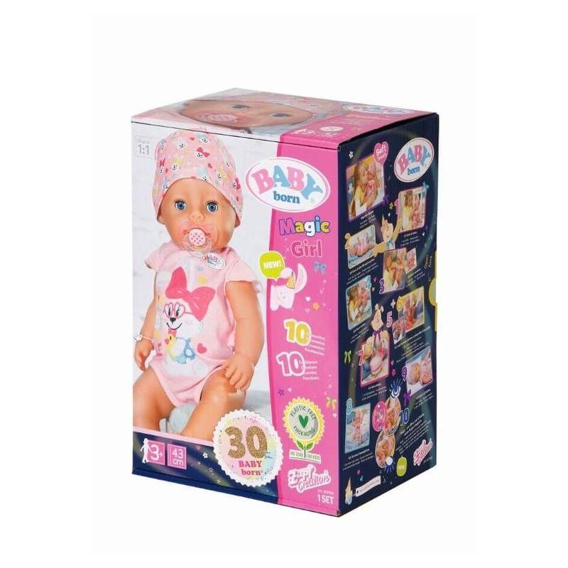 LALKA BABY BORN MAGICZNA DZIEWCZYNKA 43 CM Z AKCESORIAMI 3+ - Zapf Creation LALKA BABY BORN MAGICZNA DZIEWCZYNKA 43 CM Z AKCESORIAMI 3+ - Zapf Creation