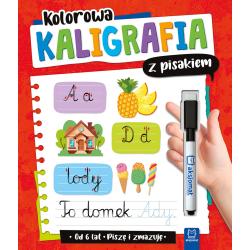 KOLOROWA KALIGRAFIA Z PISAKIEM. PISZĘ I ZMAZUJĘ 6+