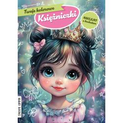 KSIĘŻNICZKI. KOLOROWANKA Z NAKLEJKAMI