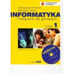 INFORMATYKA GIMNAZJUM KLASA 1 PODRĘCZNIK + CD