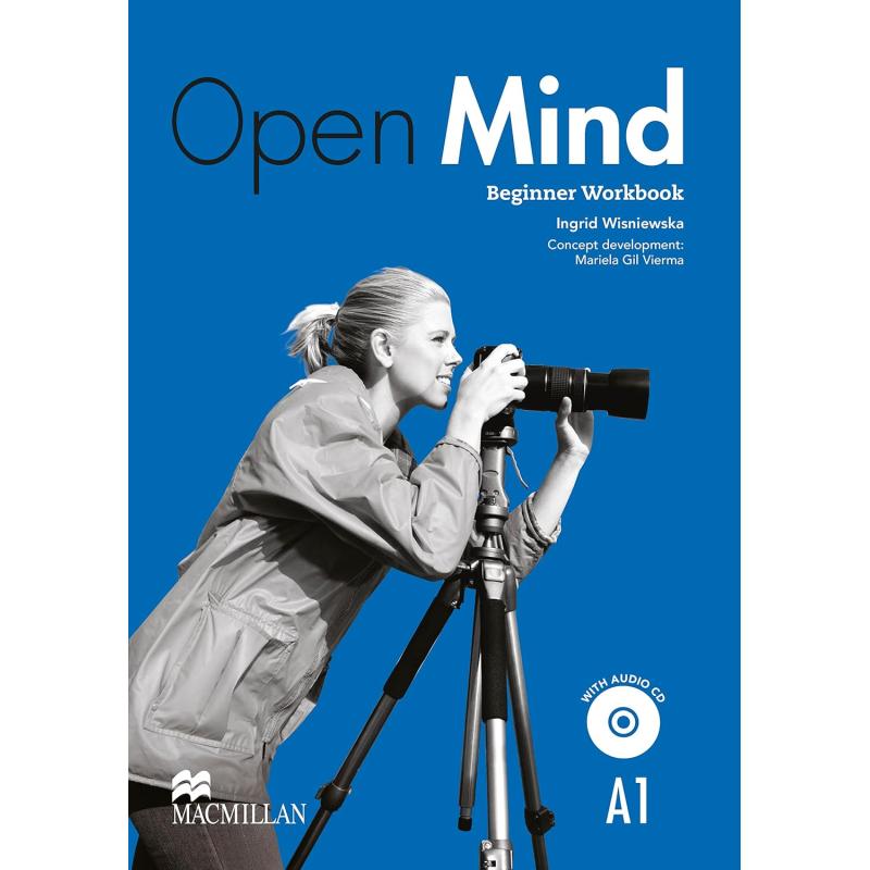 OPEN MIND A1 BEGINNER ZESZYT ĆWICZEŃ BEZ KLUCZA + CD