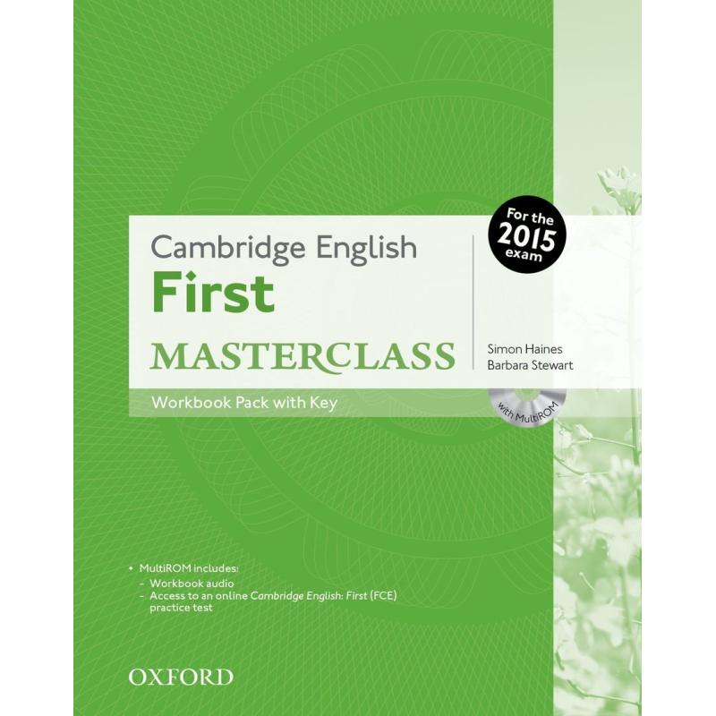 CAMBRIDGE ENGLISH FIRST MASTERCLASS WB WITH KEY MULTIROM ONLINE PRACTICE TEST