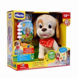INTERAKTYWNY PIESEK LUCKY CHICCO MÓWIĄCA ZABAWKA Z KSIĄŻKĄ 18M+ II GATUNEK