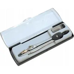 CYRKIEL SZKOLNY METALOWY BD-13 W ETUI Z ZAPASEM GRAFITÓW