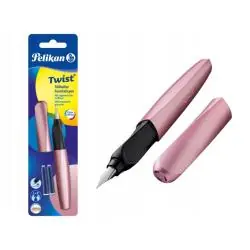 PIÓRO TWIST GIRLY ROSE Z NABOJEM PELIKAN