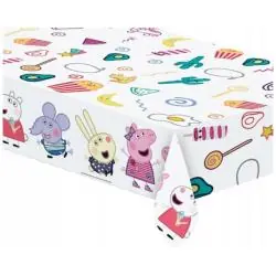OBRUS PLASTIKOWY PEPPA PIG 120 x 180 CM DECORATA PARTY