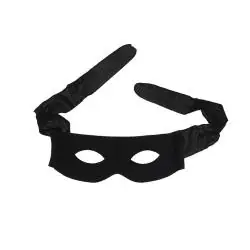 MASKA CZARNA NA OCZY ZORRO 18 CM GODAN