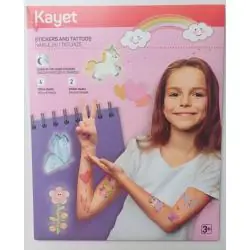 ZMYWALNE TATUAŻE I NAKLEJKI ŚWIECĄCE W CIEMNOŚCI 3+
