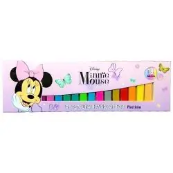 PLASTELINA KWADRATOWA 18 KOLORÓW MINNIE MOUSE