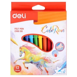 FLAMASTRY DELI COLORUN 12 KOLORÓW