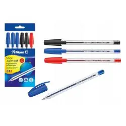 ZESTAW DŁUGOPISÓW STICK K86 MIX KOLORÓW 6 SZT. PELIKAN