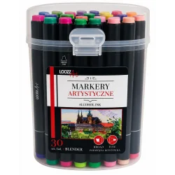 MARKERY ARTYSTYCZNE 30 KOLORÓW LOOZZ