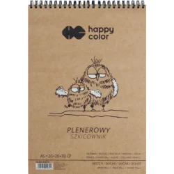SZKICOWNIK NA SPIRALI EKO A5 70 ARKUSZY HAPPY COLOR