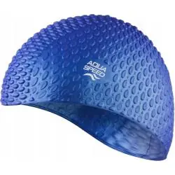 SILIKONOWY CZEPEK PŁYWACKI BUBBLE AQUA SPEED