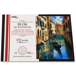 BLOK DO MALOWANIA FARBAMI A4 LOOZZ ART 20 KARTEK