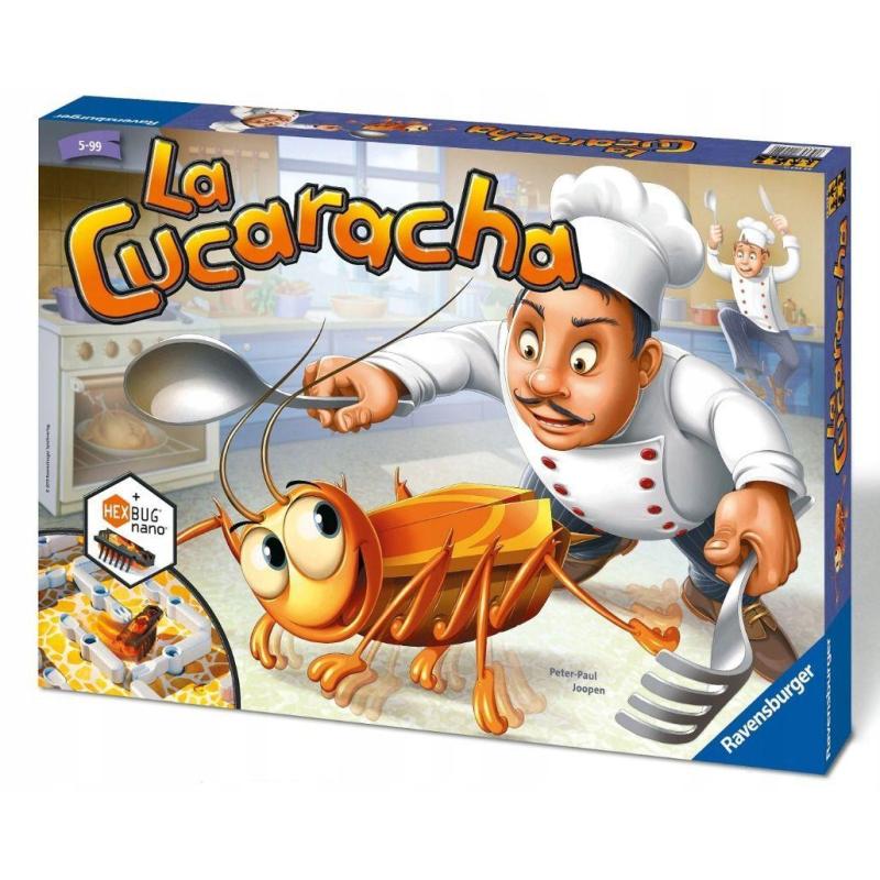 LA CUCARACHA + ROBOT HEXBUG NANO GRA ZRĘCZNOŚCIOWA 5+ - Ravensburger LA CUCARACHA + ROBOT HEXBUG NANO GRA ZRĘCZNOŚCIOWA 5+ - Ravensburger
