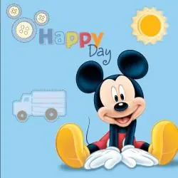 PISZCZĄCA KSIĄŻECZKA DO KĄPIELI MAŁY MICKEY DLA NIEMOWLĄT 6M+