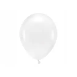 BALONY KRYSTALICZNE TRANSPARENTNE 30CM 10 SZTUK PARTYDECO