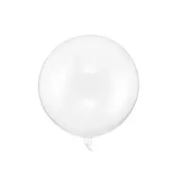 BALON FOLIOWY KULA TRANSPARENTNY 40 CM