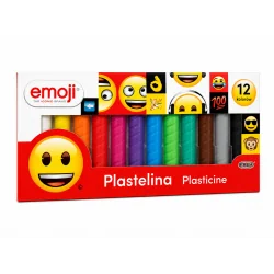 PLASTELINA EMOJI 12 KOLORÓW ST. MAJEWSKI