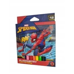 FLAMASTRY SPIDER-MAN 12 KOLORÓW ST. MAJEWSKI