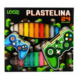 PLASTELINA SZKOLNA BEST GAME 24 KOLORY LOOZZ