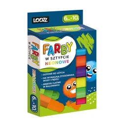 FARBY NEONOWE W SZTYFCIE 6 KOLORÓW LOOZZ