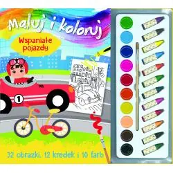 WSPANIAŁE POJAZDY. MALUJ I KOLORUJ