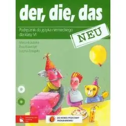 DER DIE DAS NEU 6 PODRĘCZNIK Z PŁYTĄ CD SZKOŁA PODSTAWOWA