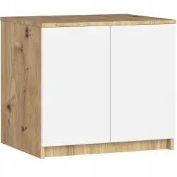 NADSTAWKA NA SZAFĘ AKORD S60 DĄB ARTISAN / BIAŁY 60 CM