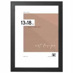 RAMKA NA ZDJĘCIA 13X18 CM CZARNA FOTO RAMA ELEGANCKA