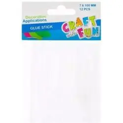 WKŁADY DO PISTOLETU NA GORĄCO 12 SZTUK CRAFT WITH FUN
